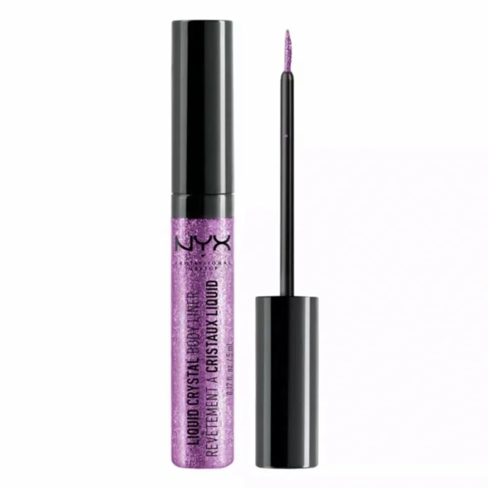 3 x NYX Crystal Liquid Body/Eyeliner Pink NEW